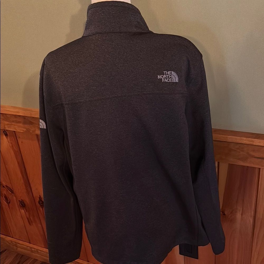 The North Face Black and Gray zip up Jacket